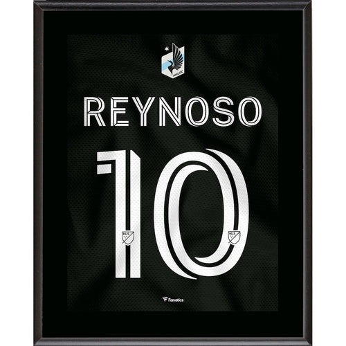 Emanuel Reynoso Minnesota United FC 10.5'' x 13'' Minnesota Night Jersey Style Number 10 Sublimated Plaque