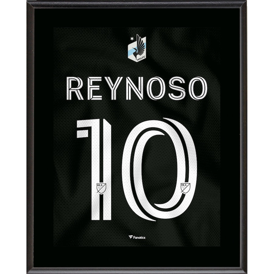Emanuel Reynoso Minnesota United FC 10.5'' x 13'' Minnesota Night Jersey Style Number 10 Sublimated Plaque