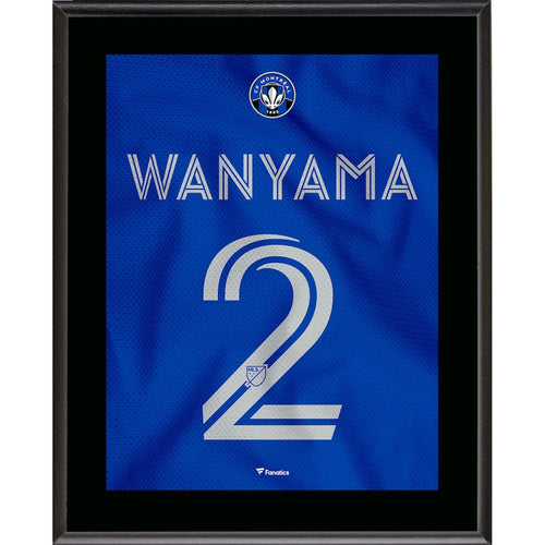 Victor Wanyama CF Montreal 10.5'' x 13'' Jersey Style Number 2 Sublimated Plaque