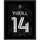 Jackson Yueill San Jose Earthquakes 10.5'' x 13'' Active Fault Jersey Style Number 14 Sublimated Plaque