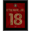 Derrick Etienne Jr. Atlanta United FC 10.5'' x 13'' The 17s' Jersey Style Number 18 Sublimated Plaque