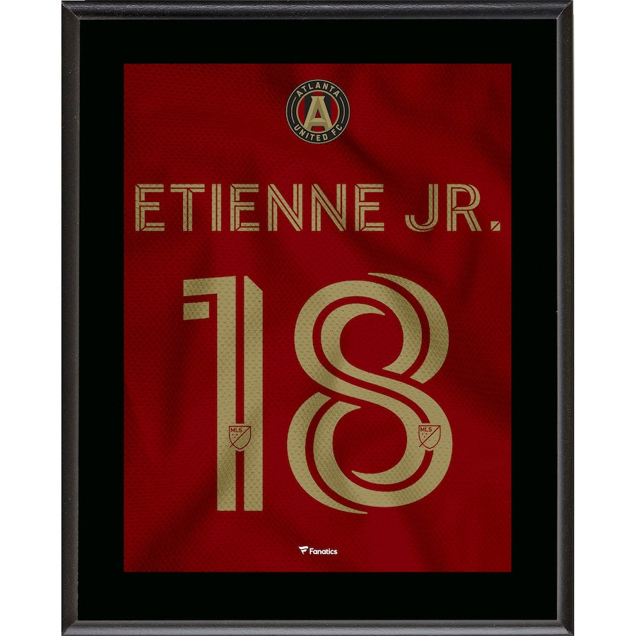 Derrick Etienne Jr. Atlanta United FC 10.5'' x 13'' The 17s' Jersey Style Number 18 Sublimated Plaque
