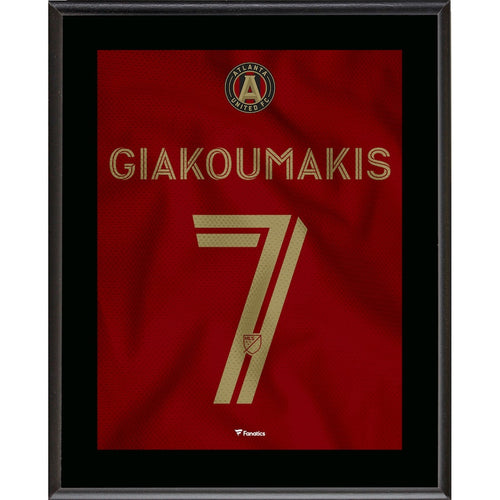 Giorgos Giakoumakis Atlanta United FC 10.5'' x 13'' The 17s' Jersey Style Number 7 Sublimated Plaque