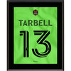 Andrew Tarbell Houston Dynamo FC 10.5'' x 13'' El Sol Jersey Style Number 13 Sublimated Plaque