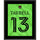 Andrew Tarbell Houston Dynamo FC 10.5'' x 13'' El Sol Jersey Style Number 13 Sublimated Plaque