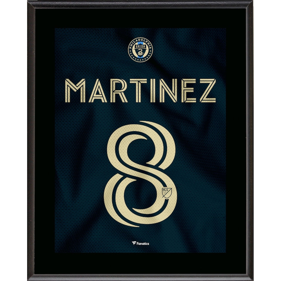 Jose Martinez Philadelphia Union 10.5'' x 13'' Jersey Style Number 8 Sublimated Plaque