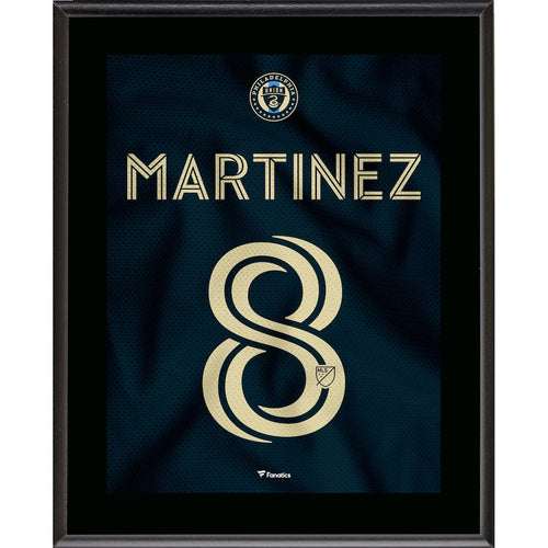Jose Martinez Philadelphia Union 10.5'' x 13'' Jersey Style Number 8 Sublimated Plaque