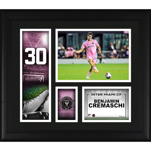 Benjamin Cremaschi Inter Miami CF Framed 15'' x 17'' Player Core Collage