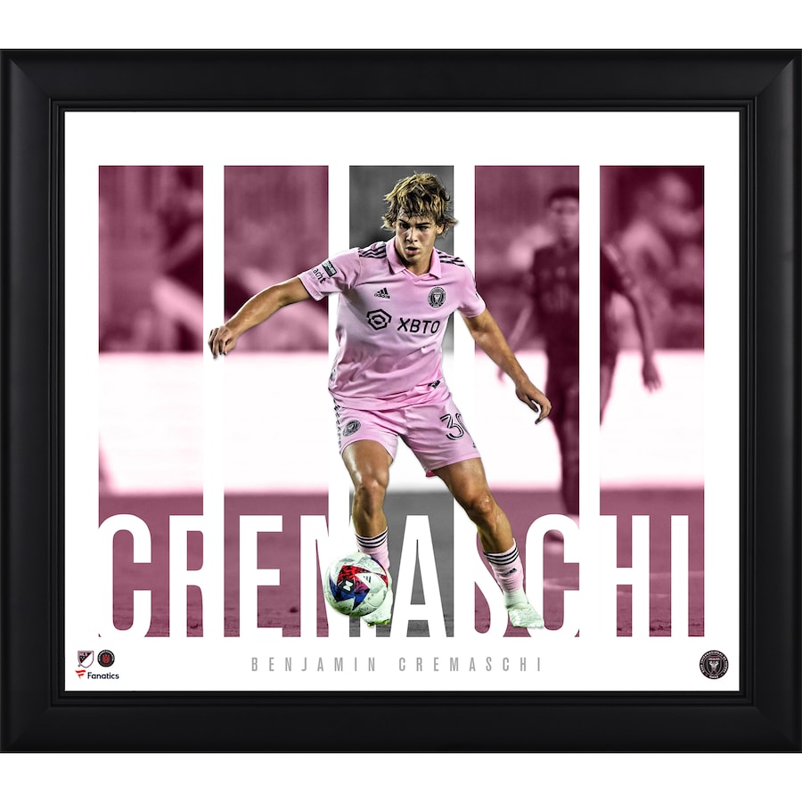 Benjamin Cremaschi Inter Miami CF Framed 15'' x 17'' Player Core Collage