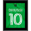 Sebastián Driussi Austin FC 10.5'' x 13'' Las Voces Jersey Style Number 10 Sublimated Plaque