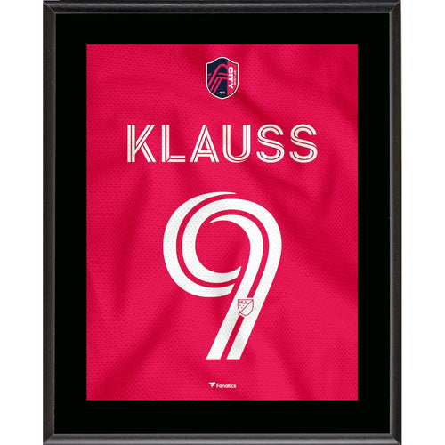 João Klauss St. Louis City SC 10.5'' x 13'' City Jersey Style Number 9 Sublimated Plaque