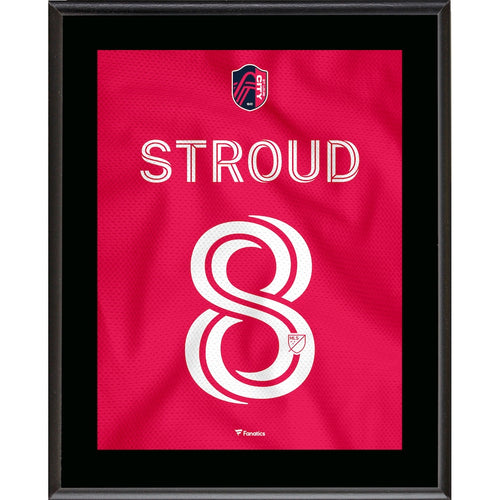 Jared Stroud St. Louis City SC 10.5'' x 13'' City Jersey Style Number 8 Sublimated Plaque