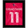 Nicholas Gioacchini St. Louis City SC 10.5'' x 13'' City Jersey Style Number 11 Sublimated Plaque