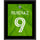 Raul Ruidiaz Seattle Sounders FC 10.5'' x 13'' Legacy Green Jersey Style Number 9 Sublimated Plaque
