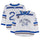 Air Force Falcons Team-Issued #24 White and Blue Jersey with Atlantic Hockey 20th Anniversary Patch from the Hockey Program