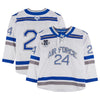 Air Force Falcons Team-Issued #24 White and Blue Jersey with Atlantic Hockey 20th Anniversary Patch from the Hockey Program