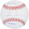Dansby Swanson Chicago Cubs & Spencer Jones New York Yankees Autographed Baseball with ''Vandyboys'' Inscription