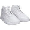 Kansas Jayhawks Team-Issued White Exhibit A adidas Shoes from the Basketball Program