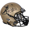Johnny Rodgers Nebraska Huskers Autographed 2023 Gold Riddell Heisman Authentic Helmet with ''72 Heisman'' Inscription