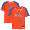 Boise State Broncos Team-Issued #6 Orange Jersey from the Softball Program - Size M