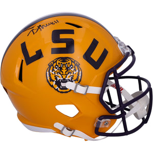 Brian Thomas Jr LSU Tigers Autographed Riddell Speed Replica Helmet