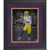 Jayden Daniels LSU Tigers Facsimile Signature Framed 11'' x 14'' Photograph