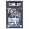 Devin Leary Kentucky Wildcats Autographed 2023 Bowman Chrome U #56 SGC Authenticated 10/10 Card