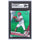 Malik Benson Alabama Crimson Tide 2023 Bowman Chrome U Green Shimmer Refractor #45 #35/99 SGC Authenticated 10 Card
