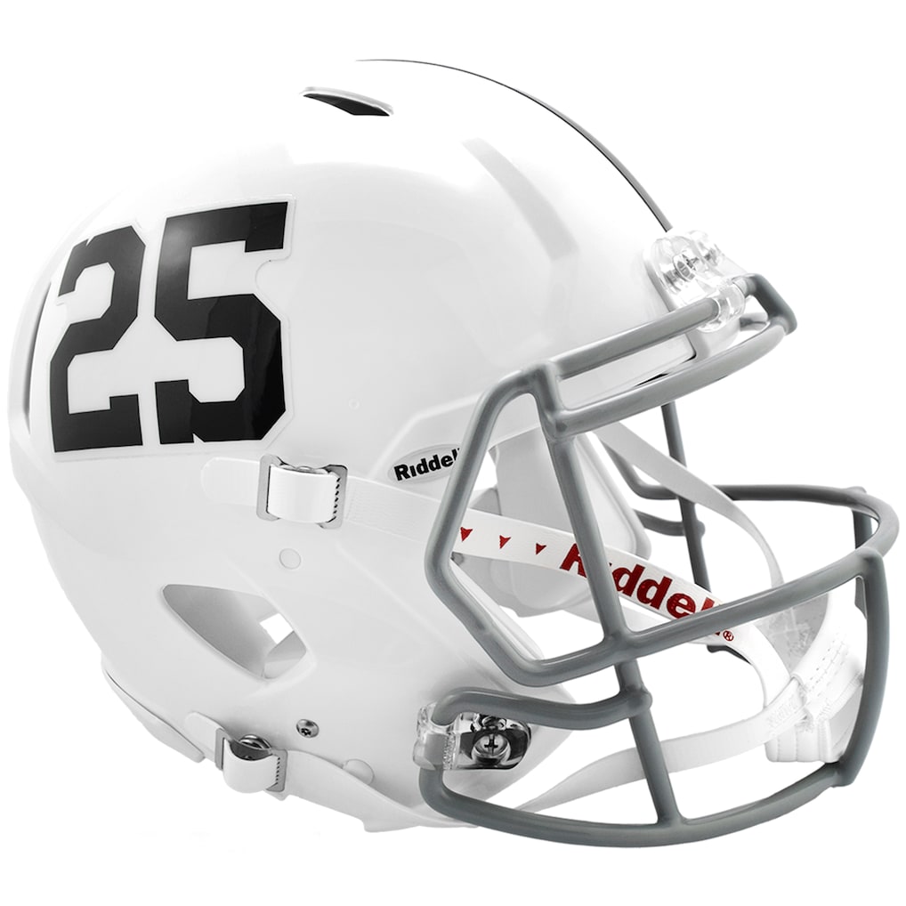 Penn State Nittany Lions Riddell White #25 Speed Full-Size Authentic Football Helmet