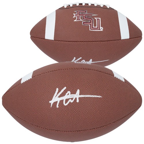 Keon Coleman Florida State Seminoles Autographed Nike Game Football