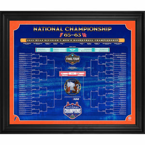 Florida Gators 2025 NCAA Men’s Basketball National Champions Framed 20'' x 24'' Collage with Game-Used Confetti - Limited Edition of 500