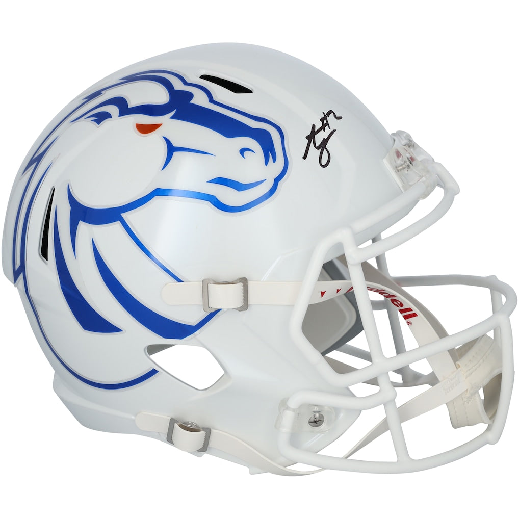 Ashton Jeanty Boise State Broncos Autographed Riddell Speed Replica Helmet