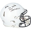 Abdul Carter Penn State Nittany Lions Autographed Riddell Speed Authentic Helmet with Multiple Inscriptions