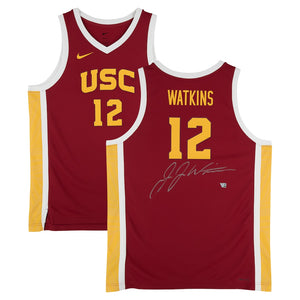 JuJu Watkins USC Trojans Autographed Cardinal Nike Replica Jersey - Signed in Black Ink
