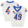 Boise State Broncos Team-Issued #49 White Nike Jersey from the Football Program - Size 46
