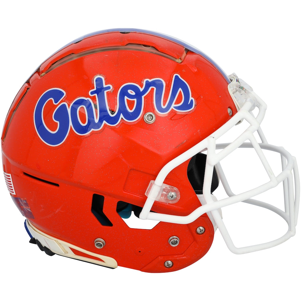 Florida Gators Team-Issued Orange Schutt Helmet from the Football Program - Size L - HH98514866