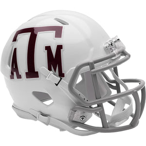Texas A&M Aggies Riddell White Throwback Speed Replica Mini Helmet
