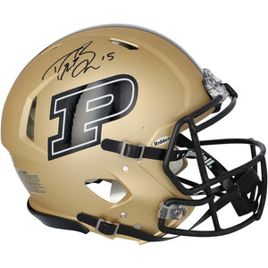 Drew Brees Purdue Boilermakers Autographed Riddell Speed Authentic Helmet - Beckett