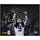 Joe Burrow LSU Tigers Autographed 8'' x 10'' Holding CFP Championship Trophy Spotlight Photograph - Signed in White Ink