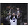Joe Burrow LSU Tigers Autographed 16'' x 20'' Holding CFP Championship Trophy Spotlight Photograph