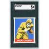Jack Cloud William & Mary Tribe 1948 Leaf Gum Co. #66 SGC Authenticated 5 Card