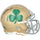 Jadarian Price Notre Dame Fighting Irish Autographed Riddell Shamrock Speed Mini Helmet