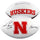 Mike Rozier Nebraska Huskers Autographed White Panel Football with ''Heisman 1983'' Inscription