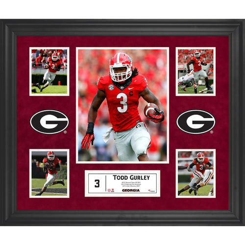 Todd Gurley II Georgia Bulldogs Framed 23'' x 27'' 5-Photo Collage