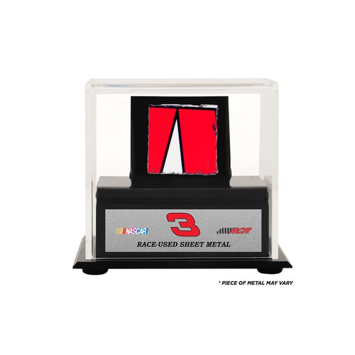 Austin Dillon Display Case With Race-Used Sheet Metal