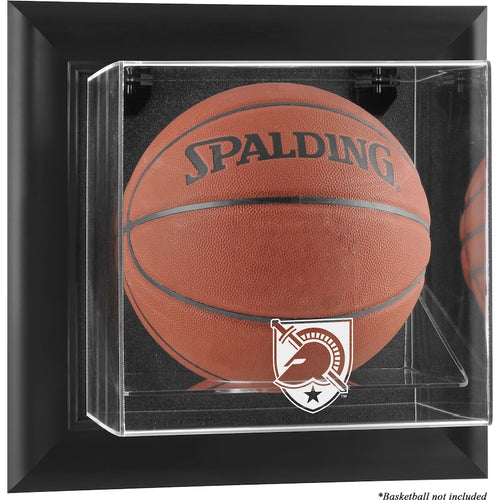 Army Black Knights Black Framed (2015-Present Logo) Wall-Mountable Basketball Display Case