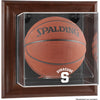 Syracuse Orange Brown Framed (2015-Present Logo) Wall-Mountable Basketball Display Case