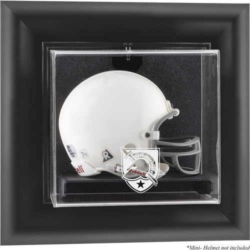 Army Black Knights Black Framed (2015-Present Logo) Wall-Mountable Mini Helmet Display Case