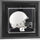 North Carolina Tar Heels Black Framed (2015-Present Logo) Wall-Mountable Mini Helmet Display Case