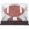 North Carolina Tar Heels Mahogany Base (2015-Present Logo) Football Case with Mirror Back